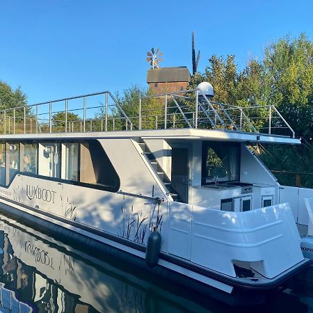 Hotel schwimmendes Hausboot Parey Exterior foto
