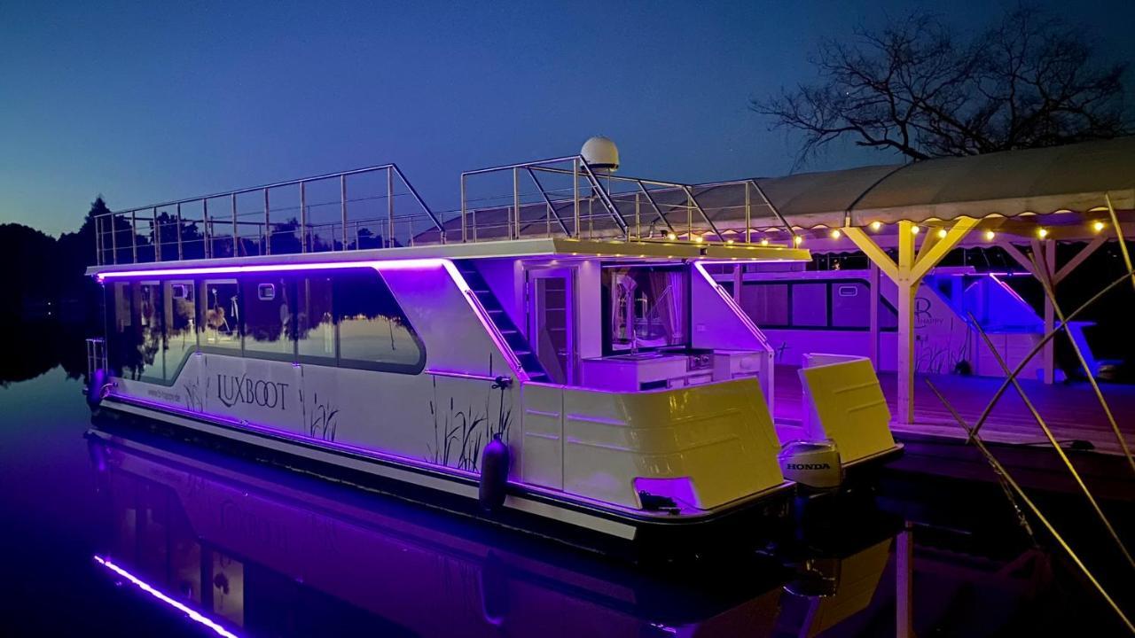 Hotel schwimmendes Hausboot Parey Exterior foto