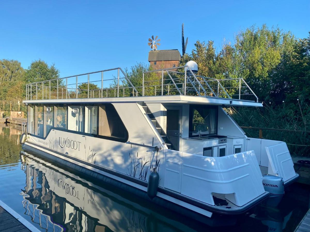 Hotel schwimmendes Hausboot Parey Exterior foto